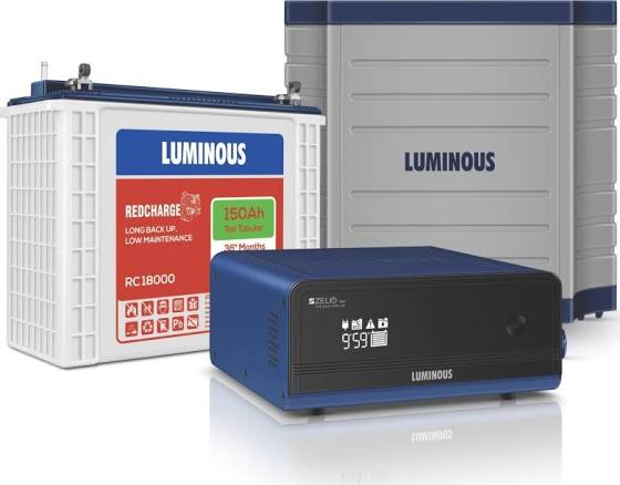 Luminous Zelio 1100 + Rc18000 150 Ah Tall